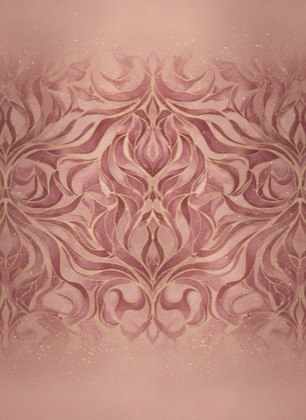 Invitation design — Blush and gold