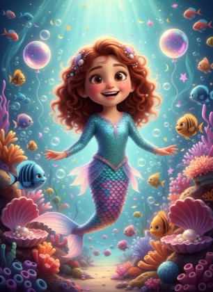 Free mermaid birthday invitation design