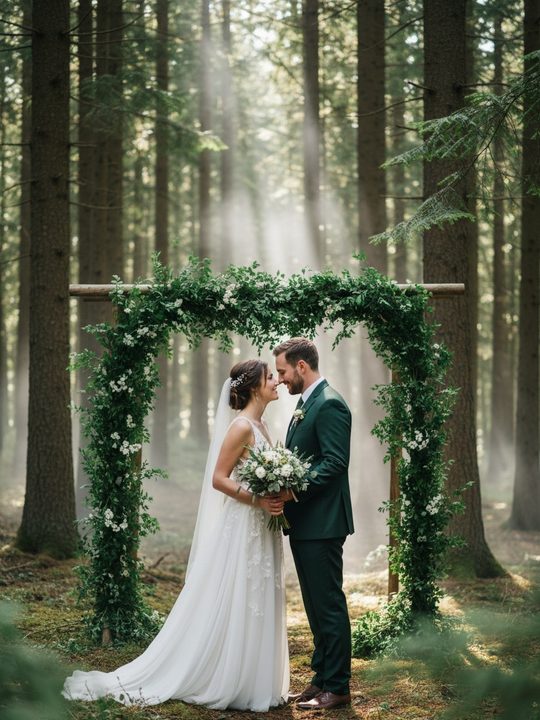 A sample AI invitation cover — Secret forest